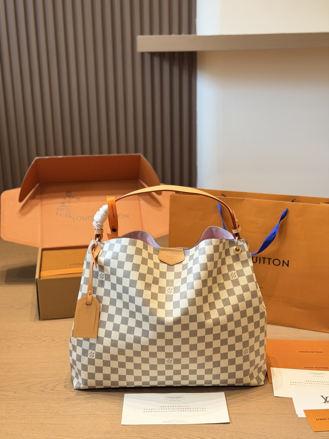 LV Luxury Monogram Handbag Cowhide Leather Adjustable Strap